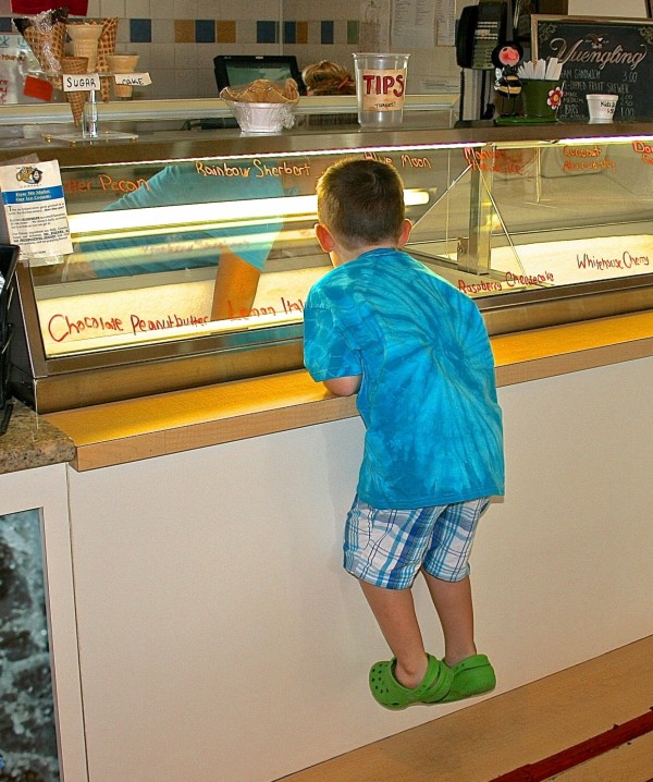Ice Cream counter Evie's Family Golf Center Sarasota, Florida