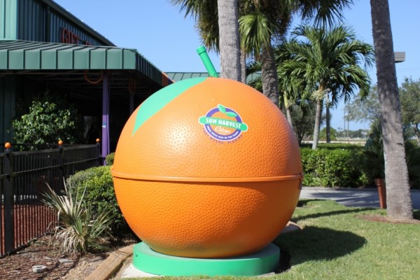 MustDo.com | Iconic orange at Sun Harvest Citrus Fort Myers, Florida
