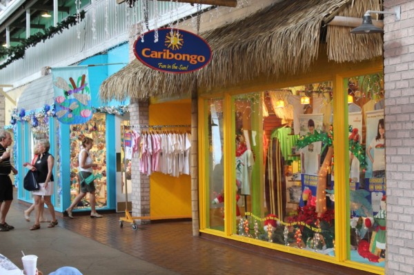 Caribongo mens, womens, childrens beachwear Fishermen's Village shopping