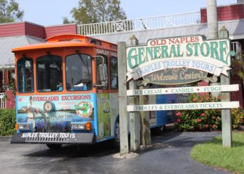 See more than 100 points of interest during a narrated tour aboard the vintage Naples Trolley, Naples Trolley Tours