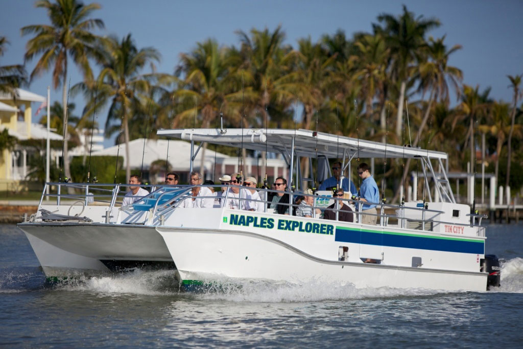 MustDo.com | Pure Florida the Naples Explorer family friendly fishing charters in Naples, Florida