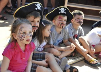 Kids enjoy Pieces of Eight Pirate Cruise Fort Myers Beach, Florida