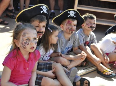 Kids enjoy Pieces of Eight Pirate Cruise Fort Myers Beach, Florida