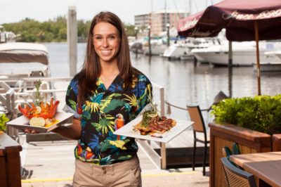 Parrot Key Caribbean Grill waterfront restaurant Fort Myers Beach, Florida