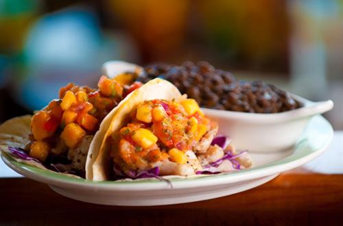 Doc Ford's Rum Bar & Grille fish tacos. MustDo.com | Must Do Visitor Guides