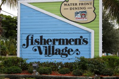 Fishermen's Village entrance Punta Gorda, Florida