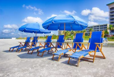 Holiday Water Sports beach chair rental Ft. Myers Beach, FL