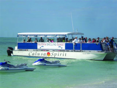 Marco Island Water Sports Calusa Spirit sightseeing, dolphin, shelling tours Marco Island, Florida