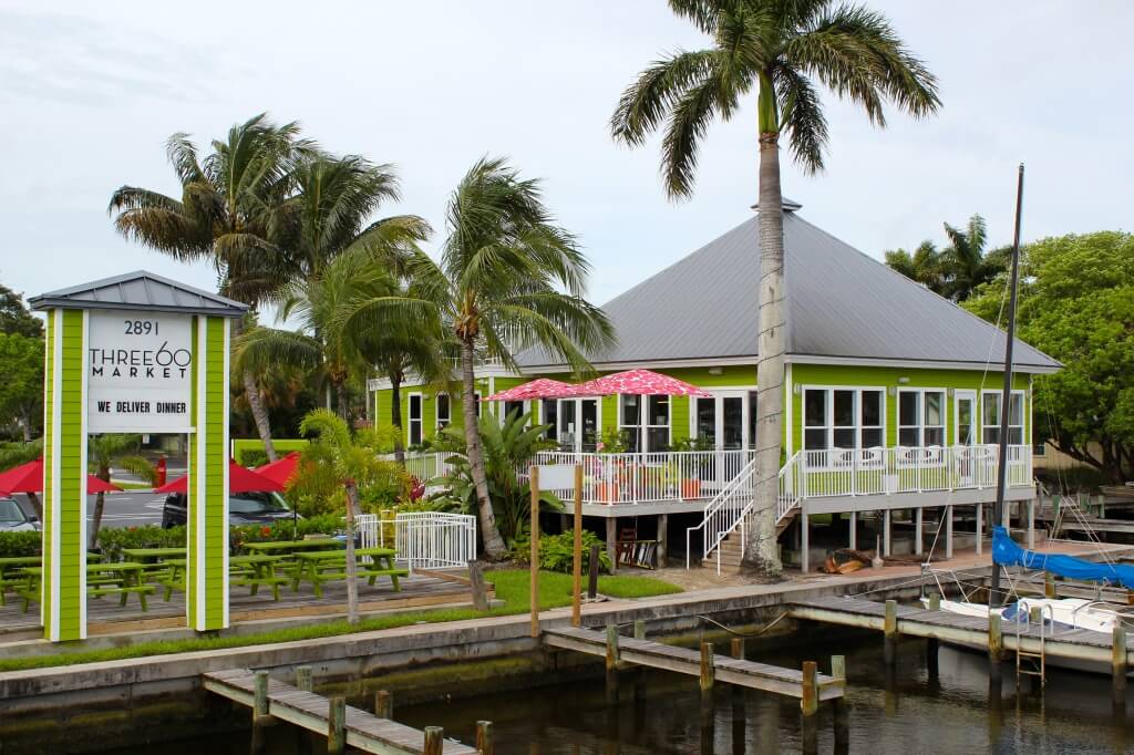 Three60 Market Naples, Florida waterfront restaurant, deli and catering