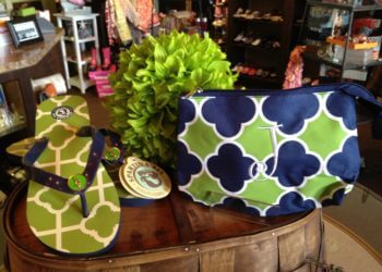 Spartina Flip flop, Royal Standard Mono Makeup Bag Molly's! Sarasota, FL