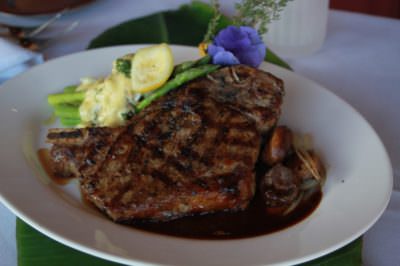 MustDo.com | Grilled steak entree South Beach Grille restaurant Fort Myers Beach, FL