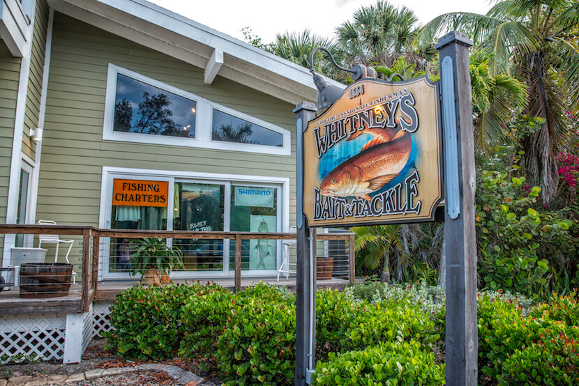 MustDo.com | Fishing enthusiasts on Sanibel will find everything they need at Whitney’s Bait and Tackle, from bespoke rods and hand-tied flies to guided fishing charters. Photo by Jennifer Brinkman.