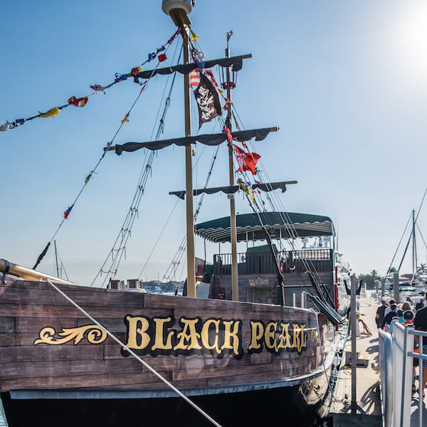 Black Pearl Pirate Ship Cruises are adventurous and interactive pirate-themed voyage or relaxing sunset cruise. Photo by Mary Carol Fitzgerald. | Must Do Visitor Guides Florida vacation information, MustDo.com.