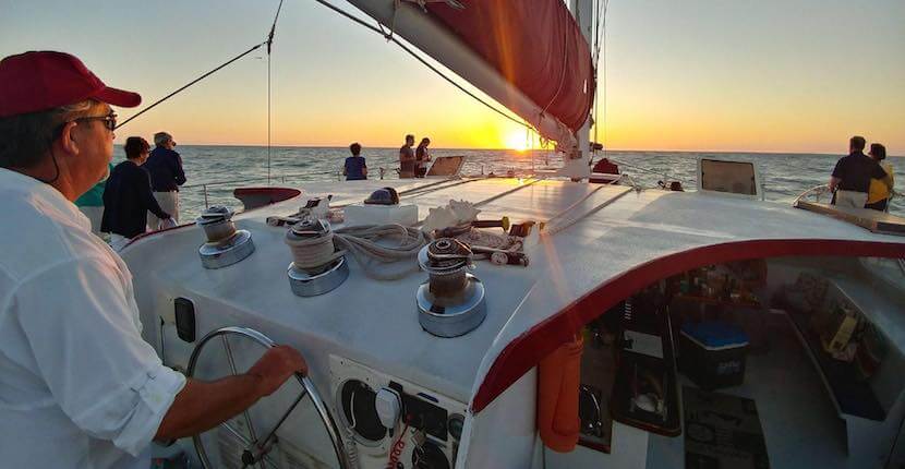 Sweet Liberty Catamaran Shelling, Sightseeing, and Sunset Sailing Cruises Naples, Florida. Must Do Visitor Guides Florida vacation information. #naplesfl #sailing #vacation #florida