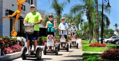 Extreme Family Fun Spot in Naples, Florida offers family fun narrated Segway tours, fishing charters, bike, kayak, standup paddle board, and boat rentals.