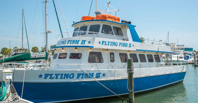 Must Do Visitor Guides, MustDo.com. Flying Fish Fleet Daily half to full day, family-friendly inshore and offshore private and party boat fishing trips suitable for novice to seasoned anglers of all ages. Sarasota, Florida. Photo by Jennifer Brinkman.