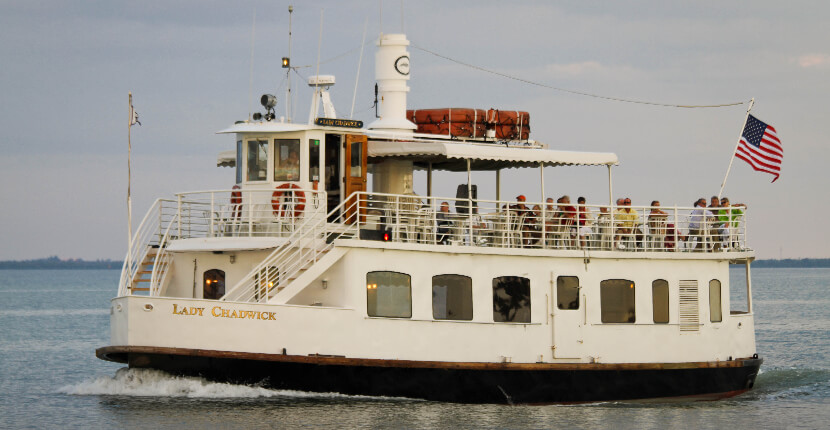 MustDo.com | The Lady Chadwick ferry boat Captiva Cruises sightseeing cruises Captiva Island, Florida. Photo by Debi Pittman Wilkey.