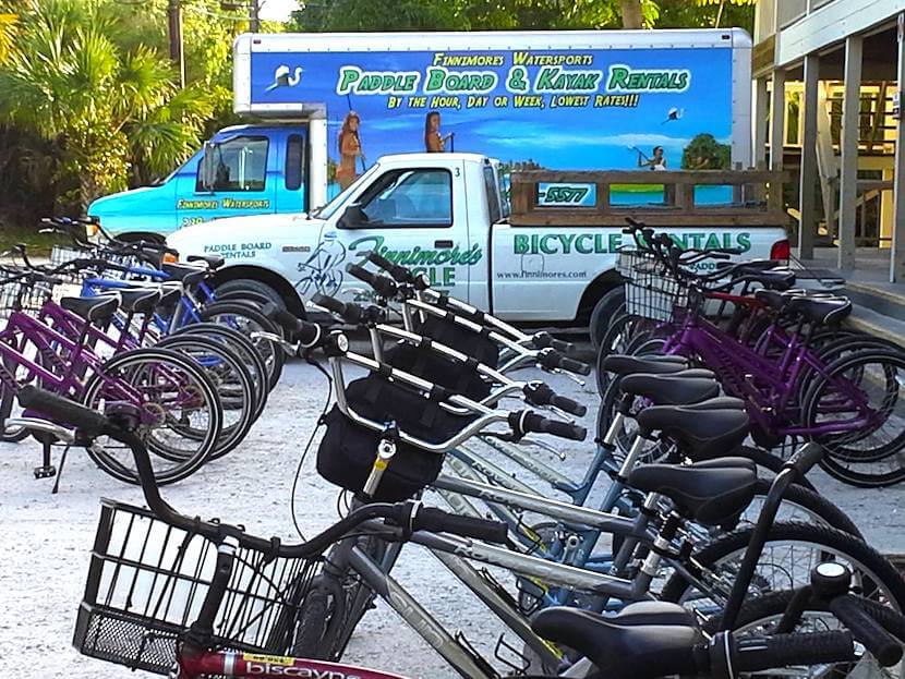 Finnimore's Bike and Beach gear rental Sanibel, Florida. Must Do Visitor Guides, MustDo.com