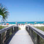 The walkway to Nokomis Beach on Casey Key near Venice and Sarasota, Florida. Photo by Jennifer Brinkman. Must Do Visitor Guides, MustDo.com.