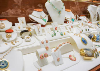 Cedar Chest Fine Jewelry rings, pendants, brooches, charms, medallions, bracelets, bangles, and earrings offer something for all ages and tastes. Sanibel Island, Florida. Photo by Mary Carol Fitzgerald. Must Do Visitor Guides, MustDo.com