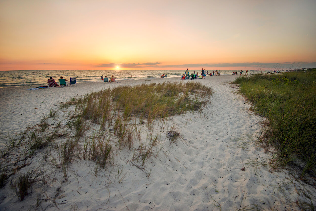 Barefoot Beach and Delnor-Wiggins Pass State Park in Naples, Florida are the perfect choice for those who prefer to spend their days walking, shelling, swimming, boating, and relaxing on the beach surrounded by nature. Photo by Jennifer Brinkman.