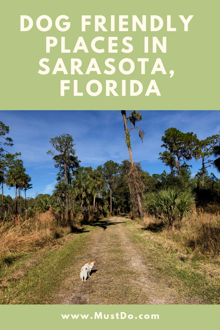 Tips for traveling with your dog including parks, restaurants, shops, and hotels that allow dogs in Sarasota, Florida. Must Do Visitor Guides | MustDo.com