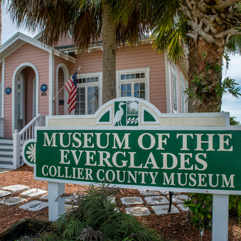Museum of the Everglades is located near Naples in Everglades City, Florida with exhibits about the development of SW Florida, building of the Tamiami Trail, and how Hurricane Donna changed history. Photo by Jennifer Brinkman. Must Do Visitor Guides | MustDo.com