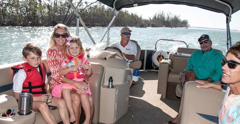 MustDo.com | Take a private pontoon boat cruise with Cool Beans Cruises in Naples and Marco Island, Florida.