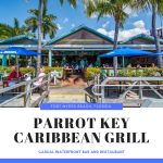 Fort Myers Beach, Florida casual waterfront dining at Parrot Key Caribbean Grill bar and restaurant. | MustDo.com