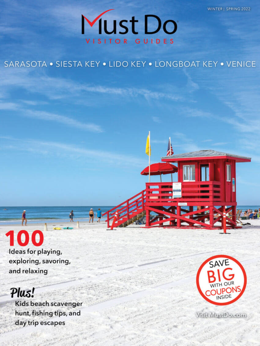 Red lifeguard stand. Planning a Vacation to Sarasota, Florida: All You Need to Know. Must Do Visitor Guides Sarasota, Siesta Key, Lido Key, Longboat Key, Venice.