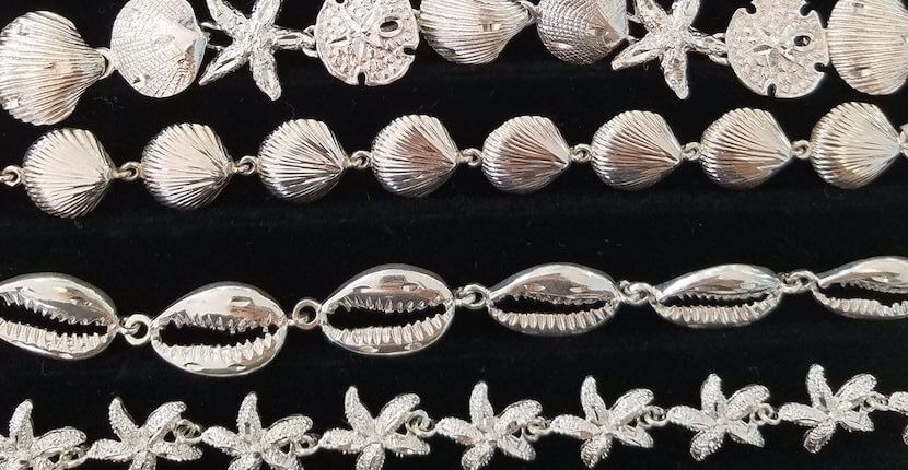 Tropical Jewelry in Fort Myers Beach, Florida offers a dazzling selection of sterling silver and 14K gold designs for men and women.