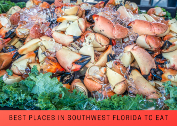Best Places in Southwest Florida to eat Stone Crab. Photo credit Jennifer Brinkman. Must Do Visitor Guides.