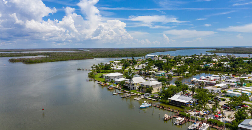 Goodland, Florida is a small community off State Road 92 at the southeast corner of Marco Island that offers visitors laid back charm, a variety of waterfront restaurants–featuring music and dancing, and family-friendly water sport activities.