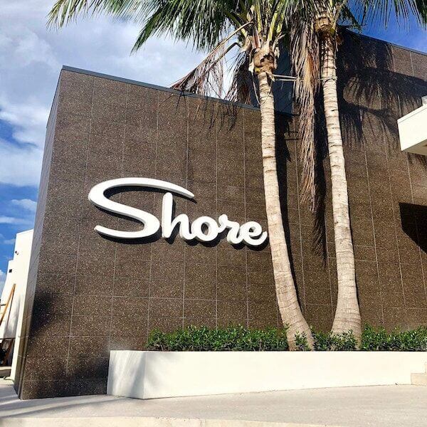 Shore restaurant in St. Armands Circle and waterfront dining in Longboat Key, Florida