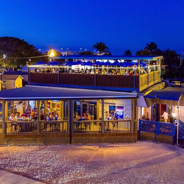 The Whale restaurant and bar in Fort Myers Beach, Florida.