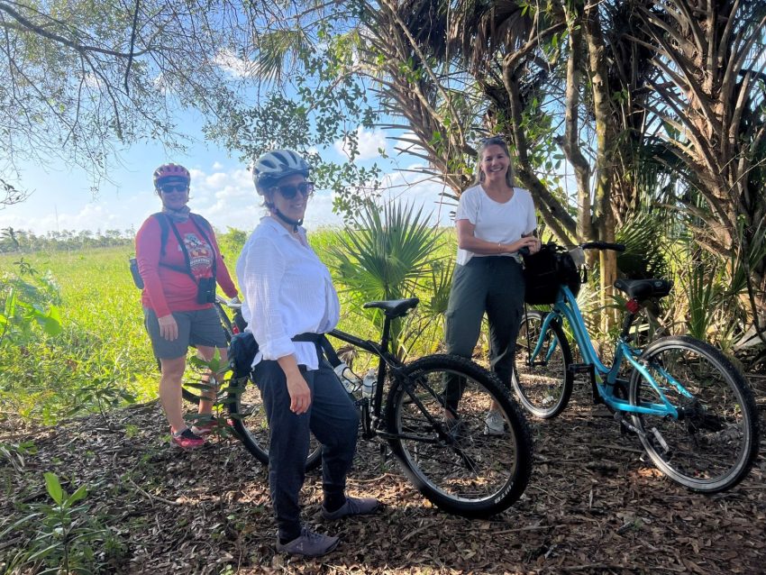 Guided bicycle tour Corkscrew Swamp Sanctuary Naples, Florida